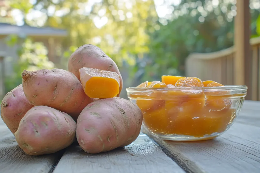 Can you use can yams instead of sweet potatoes?