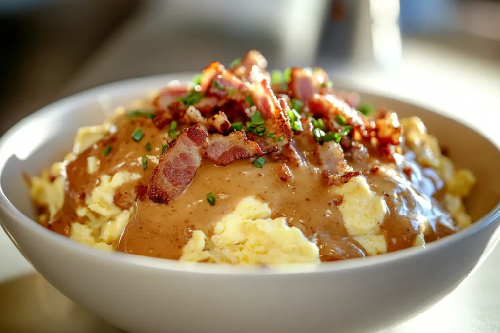 How to make canned breakfast gravy better?